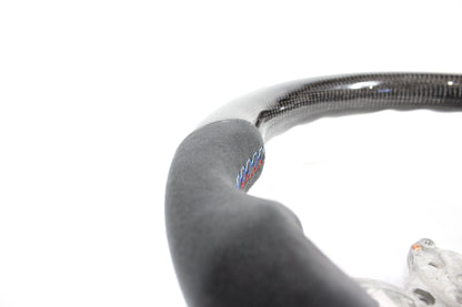 BMW FXX CARBON FIBRE / ALCANTARA FLAT BOTTOM STEERING WHEEL
