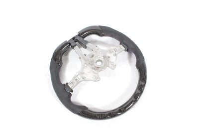 BMW FXX CARBON FIBRE / ALCANTARA FLAT BOTTOM STEERING WHEEL