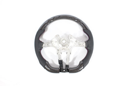 BMW FXX CARBON FIBRE / LEATHER FLAT BOTTOM STEERING WHEEL