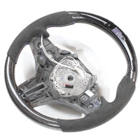 BMW Gxx M2,M3,M4 1,2,3,4 SERIES CARBON FIBRE / ALCANTARA LED STEERING WHEEL