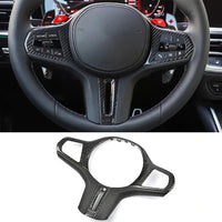 Carbon Fiber Steering Wheel Trim for G Chassis BMW 2 3 4 5 7 8 Series M2 M3 M4 M5 M8 X3M X4M X5M X6M