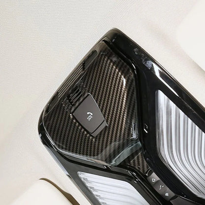 ABS Plastic Carbon Fiber Style Dome Reading Light Trim for G20 G30 BMW 3 & 5 Series 330i M340i 530i 540i M550i