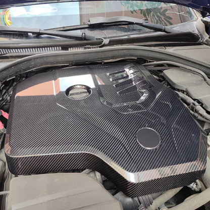 Carbon Fiber Engine Cover Trim for B48 Engine G20 G22 G30 G42 G01 G02 G29 F22 F30 F32 F44