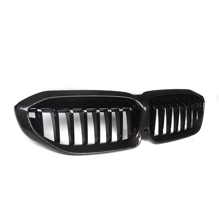 Carbon Fiber Single Slat Front Grille For G20 / G28 BMW 3 Series 330i M340i Pre LCI