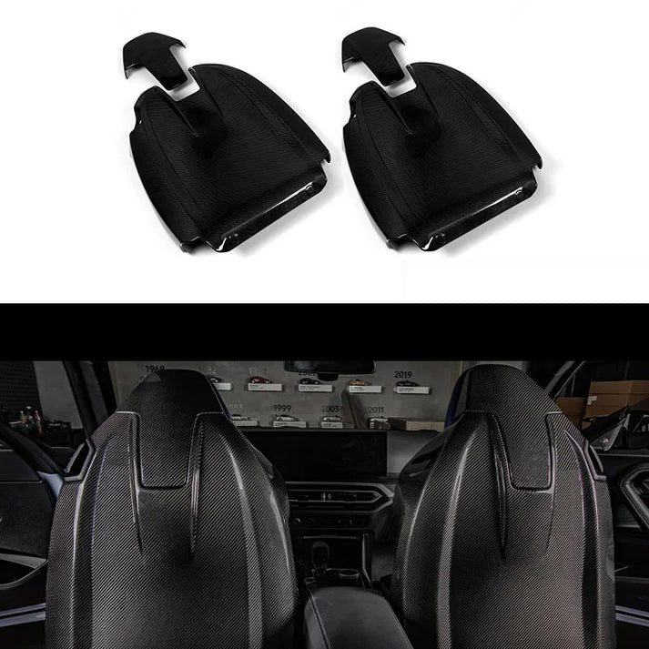 Dry Carbon FIber Seat Back Cover Trim for G80 / G82 / G87 BMW M3 M4 M5