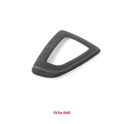 ALCANTARA / CARBON FIBER LEATHER GEAR SHIFTER INTERIOR TRIM FOR F30 / F32 / F34 / F36 BMW 3 / 4 SERIES