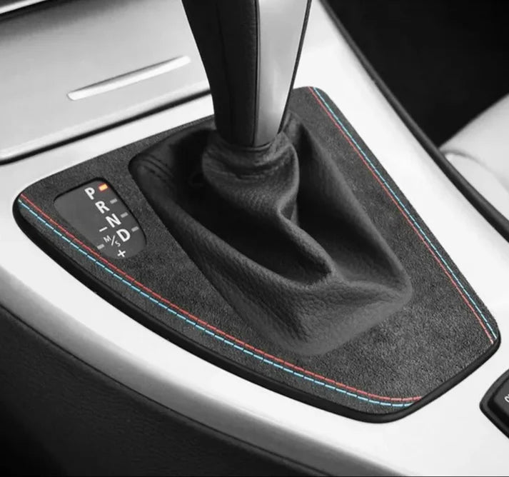 Alcantara / Carbon Leather Gear Shifter Panel Trim for E90 / E92 BMW M3