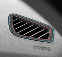 ALCANTARA / CARBON FIBER LEATHER DASHBOARD VENT INTERIOR TRIM FOR F30 / F32 / F34 / F36 BMW 3 / 4 SERIES