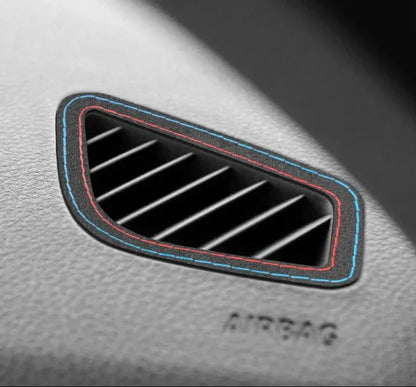 ALCANTARA / CARBON FIBER LEATHER DASHBOARD VENT INTERIOR TRIM FOR F30 / F32 / F34 / F36 BMW 3 / 4 SERIES