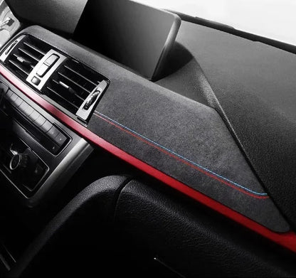 ALCANTARA / CARBON FIBER LEATHER DASHBOARD INTERIOR TRIM FOR F30 / F32 / F34 / F36 BMW 3 / 4 SERIES
