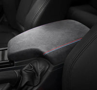 Alcantara / Carbon Fiber Leather Armrest Interior Trim for F30 / F32 / F34 / F36 BMW 3 / 4 Series