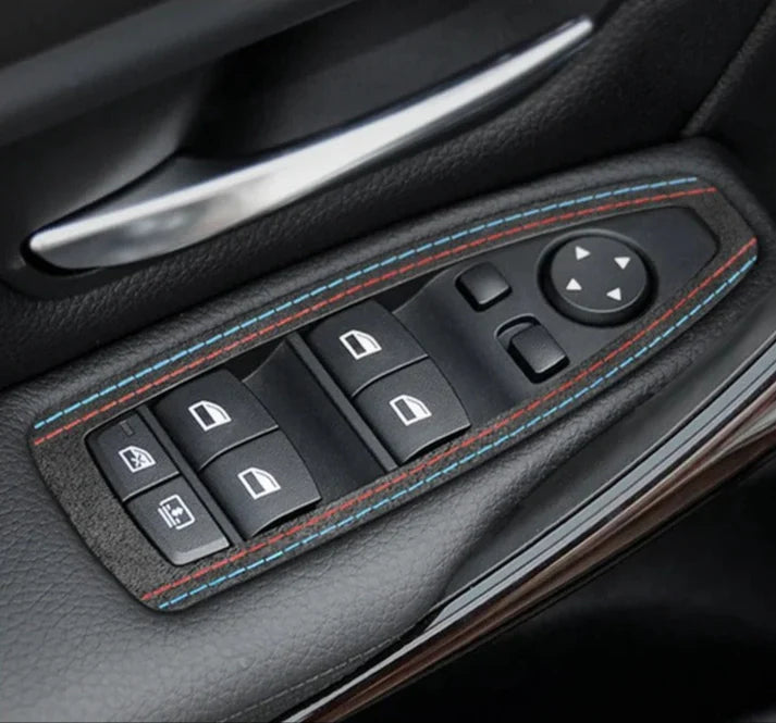 ALCANTARA / CARBON FIBER LEATHER DOOR INTERIOR TRIM FOR F20 / F22 / F23 / F30 / F32 / F34 / F36 BMW 2 / 3 / 4 SERIES