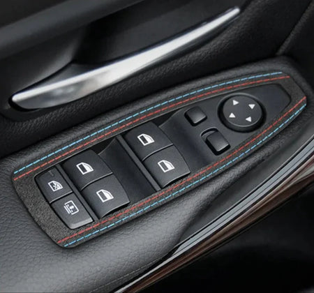 ALCANTARA / CARBON FIBER LEATHER DOOR INTERIOR TRIM FOR F20 / F22 / F23 / F30 / F32 / F34 / F36 BMW 2 / 3 / 4 SERIES
