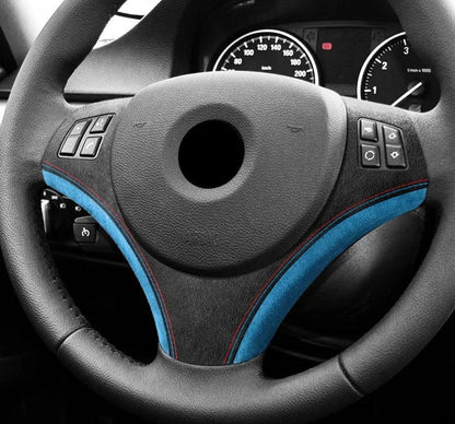 Alcantara / Carbon Leather Steering Wheel Trim for E90 / E92 BMW M3