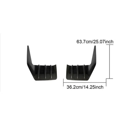 Dry Carbon Fiber Rear Bumper Side Air Vent Trim For G87 M2 2023+