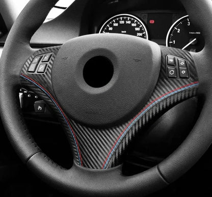 Alcantara / Carbon Leather Steering Wheel Trim for E90 / E92 BMW M3