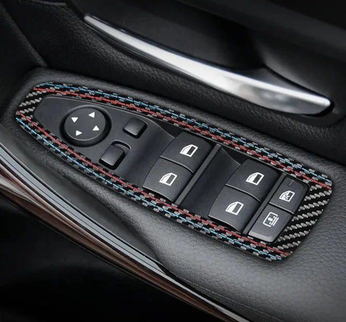 ALCANTARA / CARBON FIBER LEATHER DOOR INTERIOR TRIM FOR F20 / F22 / F23 / F30 / F32 / F34 / F36 BMW 2 / 3 / 4 SERIES