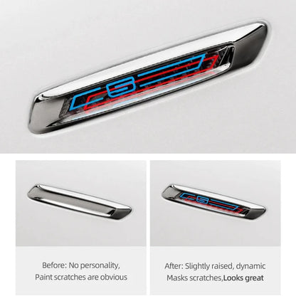 Carbon Fiber Fender Stickers for F10 / F11 / F18 BMW 5 Series