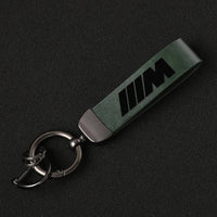 LEATHER M KEYCHAIN FOR E90 / E92 / F22 / F30 / F32 / F10 / G20 / G22 / G42 BMW 2 / 3 / 4 / 5 / 6 / 7 / 8 SERIES