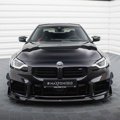 Maxton Design BMW M2 G87 V5 Front Splitter In Gloss Black (G87)