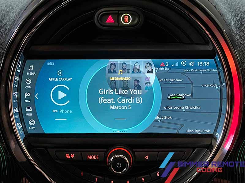 MINI iDrive Update + Apple CarPlay Fullscreen