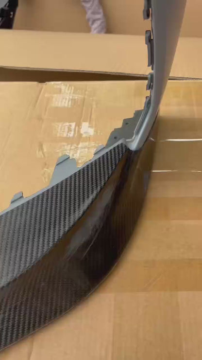 3D-DESIGN STYLE CARBON FIBRE FRONT SPLITTER FOR BMW M8 (2019+, F91 F92 F93)