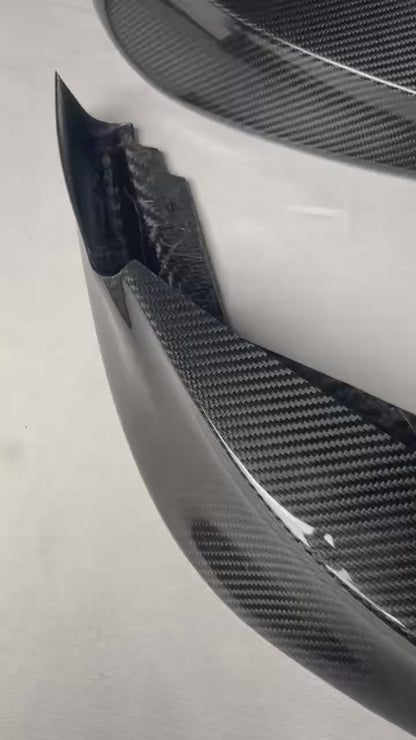 3D-DESIGN STYLE CARBON FIBRE FRONT SPLITTER FOR BMW M8 (2019+, F91 F92 F93)