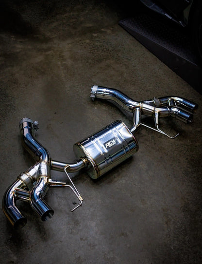 BMW Akrapovic exhaust system M8 M5 F90 F91 F92 F93 stainless with Carbon Tips