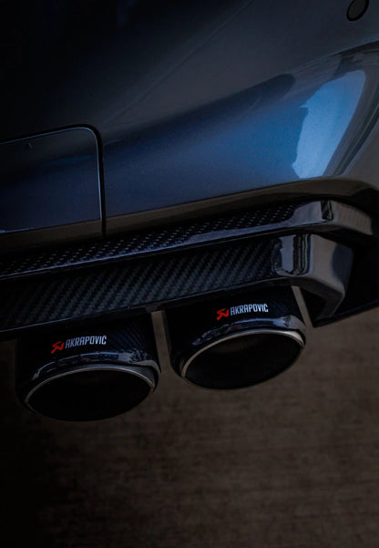 BMW Akrapovic exhaust system M8 M5 F90 F91 F92 F93 stainless with Carbon Tips