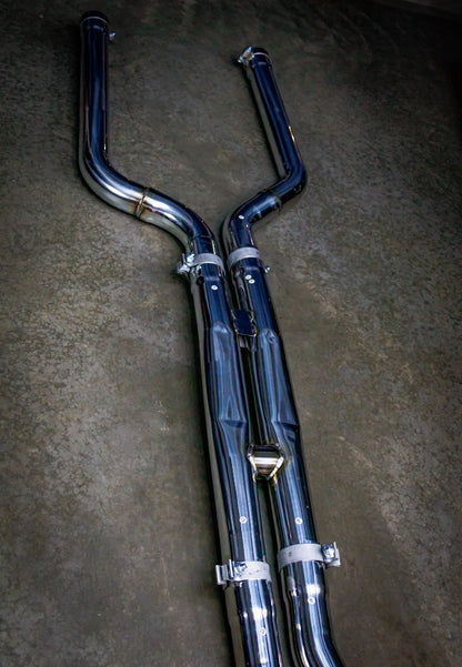 BMW Akrapovic exhaust system M8 M5 F90 F91 F92 F93 stainless with Carbon Tips