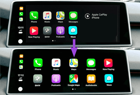 Fullscreen mode activation for CarPlay (NBTEvo)