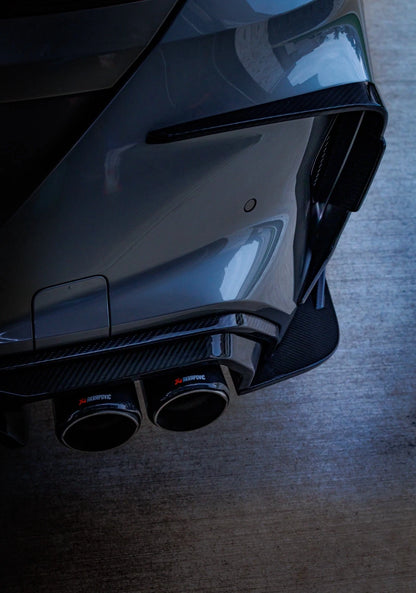 BMW Akrapovic exhaust system M8 M5 F90 F91 F92 F93 stainless with Carbon Tips