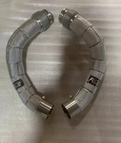 BMW Akrapovic exhaust system M8 M5 F90 F91 F92 F93 stainless with Carbon Tips