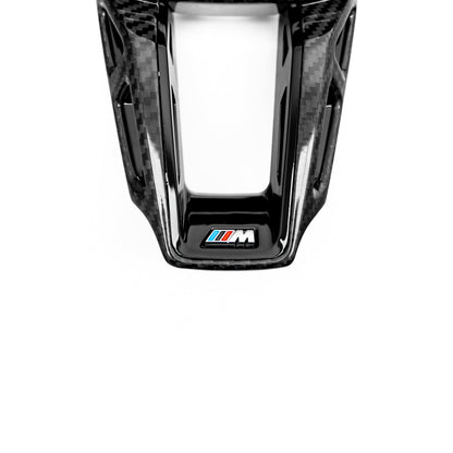 SHFT Gloss Carbon Fibre Steering Wheel Trim For BMW G90/G99 M5, G60/G61 5 Series, G45 X3 & G70 7 Series & more