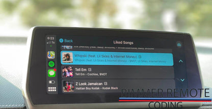 Toyota Supra MK5 Apple CarPlay Fullscreen