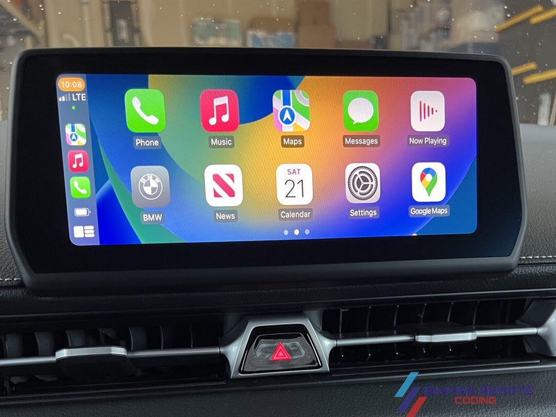 Toyota Supra MK5 Apple CarPlay Fullscreen