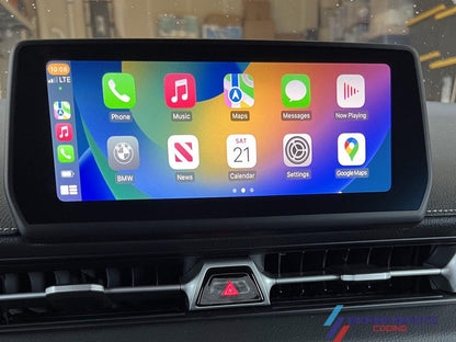 Toyota Supra MK5 Apple CarPlay Fullscreen