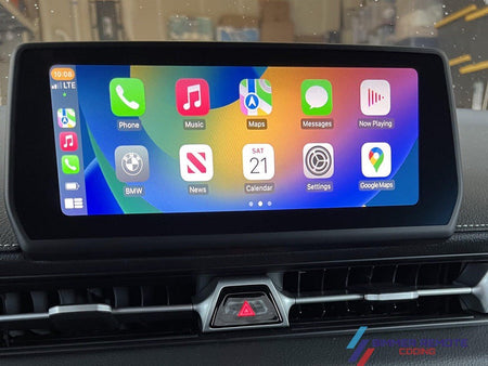 Toyota Supra MK5 Apple CarPlay Fullscreen