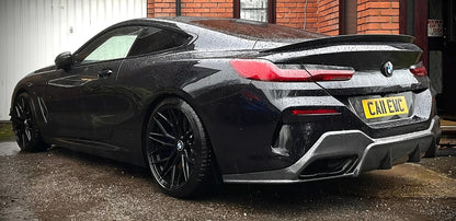 3D Style Carbon Fiber Rear Bumper Diffuser Spoiler for BMW 8 Series G14 G15 G16 Bodykit Front Lip