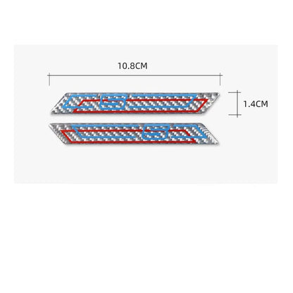 Carbon Fiber Fender Stickers for F10 / F11 / F18 BMW 5 Series