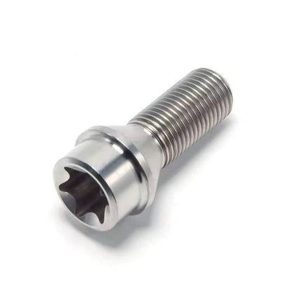 TS 1 lot=20pcs Titanium Alloy Automotive Wheel Titanium Alloy Modified Screws M12X28X1.5/1.25mm/M14X28X1.25/1.5mm Hub Screws BMW
