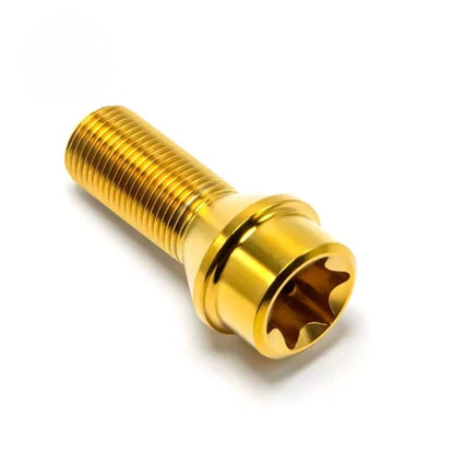 TS 1 lot=20pcs Titanium Alloy Automotive Wheel Titanium Alloy Modified Screws M12X28X1.5/1.25mm/M14X28X1.25/1.5mm Hub Screws BMW