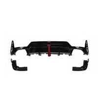 ABS M Style 3 Piece Diffuser with LED for G20 LCI M Sport 2023 - Current