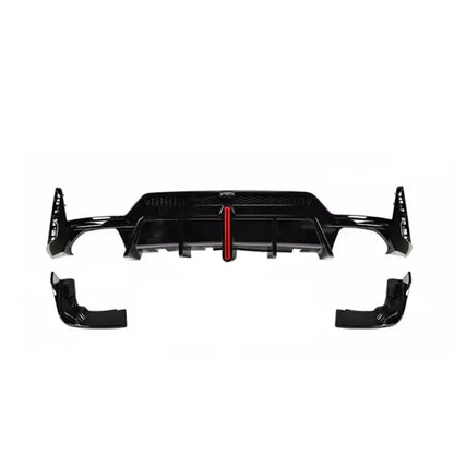 ABS M Style 3 Piece Diffuser with LED for G20 LCI M Sport 2023 - Current