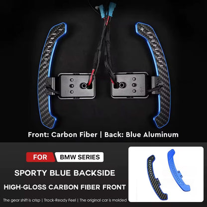 Magnetic paddles shifters. straight Swap.  BMW CS M4 G01 G02 G05 G06 G07 G30 G31 G32 G82 G42 G14 G20 G21 G80 G81 G22 G23 G26 G30 G15 G32 G87 G80 G16  X1 X3 X4 X5 X6 X3M X4M X5M X6M F95 F96 F97 F98 M3 M4 M5 M8 F90 F91 F92 F93