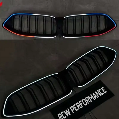 Suitable for LED lighting grille with lamps on the front grille of BMW 19-25 8 Series G14 G15 G16 M8 models